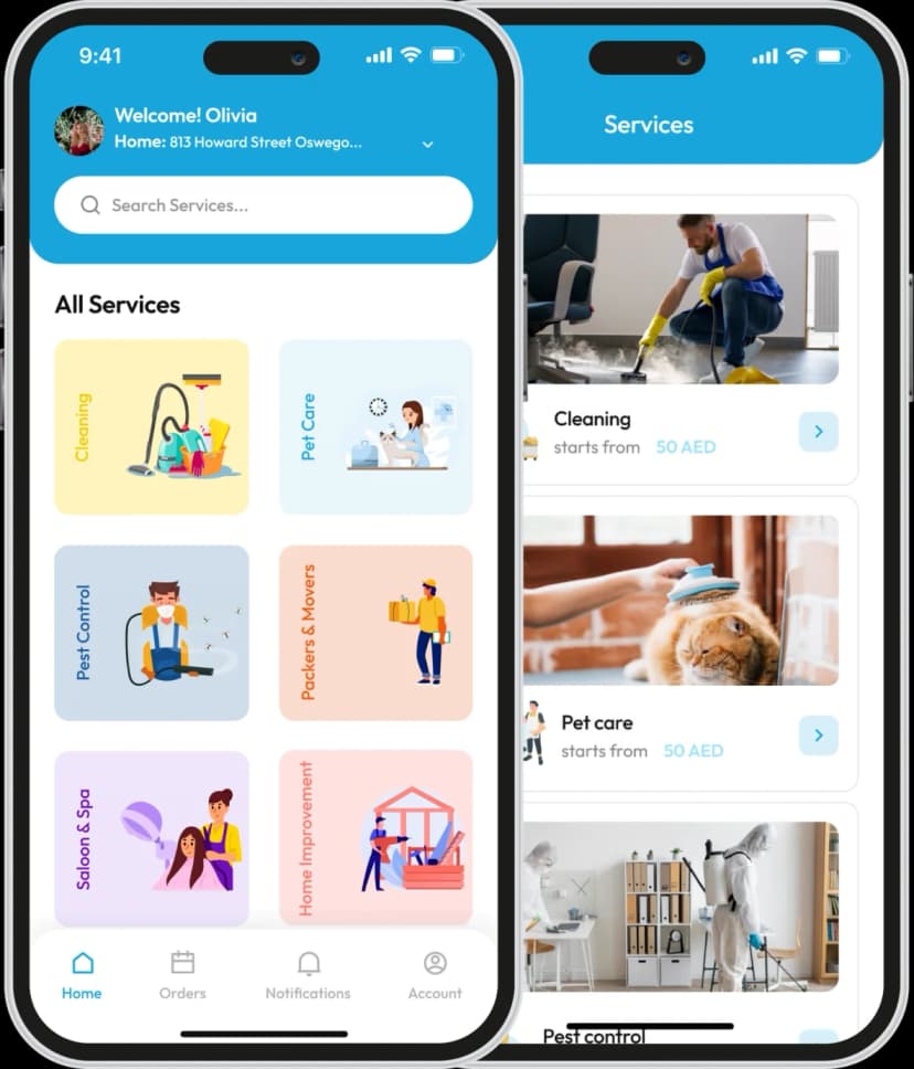Feature mockup