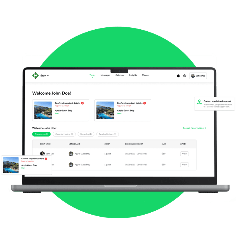 Feature mockup