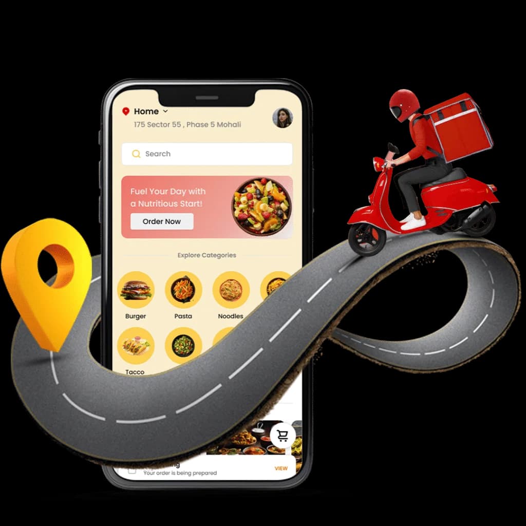 ReadyDelivery Smartphone with Scooter Delivery Track